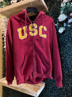 USC Trojan Basics Heritage Full-Zip Fleece Hoodie (currently sold on Website)